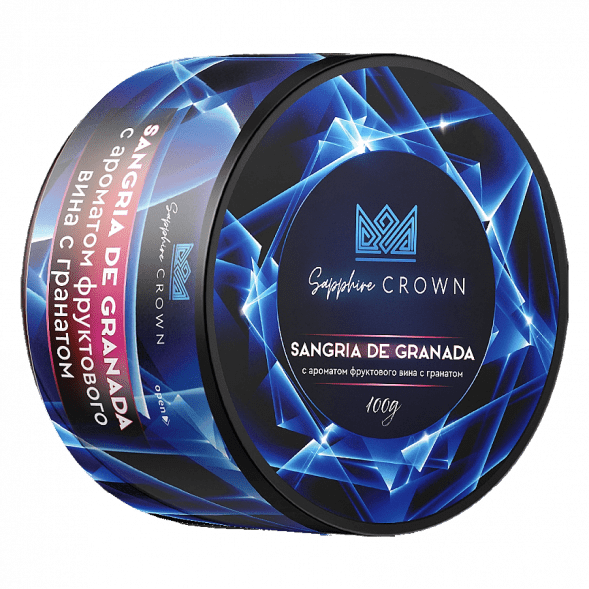 Табак Sapphire Crown - Sangria de Granada (Фруктовое Вино с Гранатом, 100 грамм) купить в Перми