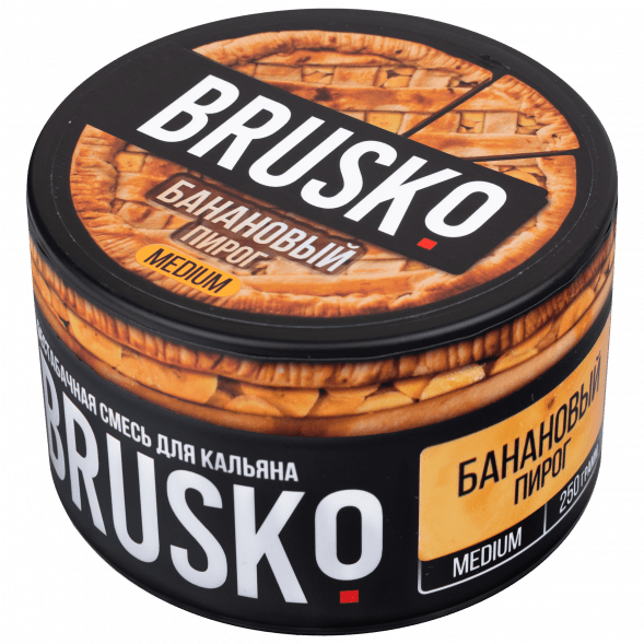 Смесь Brusko Medium - Банановый Пирог (250 грамм) купить в Перми