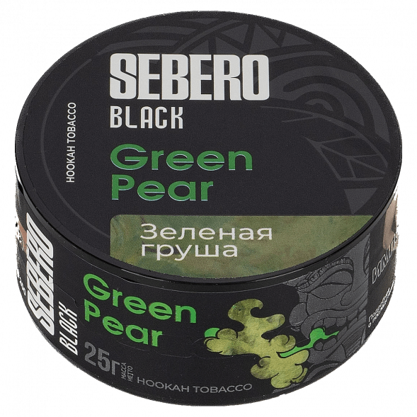 Табак Sebero Black - Green Pear (Зелёная Груша, 25 грамм) купить в Перми
