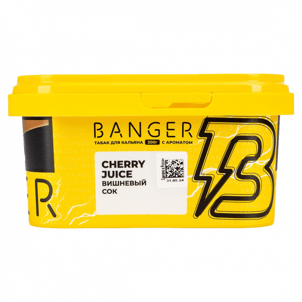 Табак Banger - Cherry Juice (Вишнёвый Сок, 200 грамм) купить в Перми