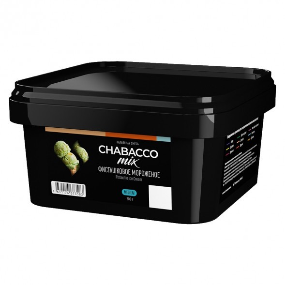 Смесь Chabacco MIX MEDIUM - Pistachio Ice Cream (Фисташковое Мороженое, 200 грамм) купить в Перми