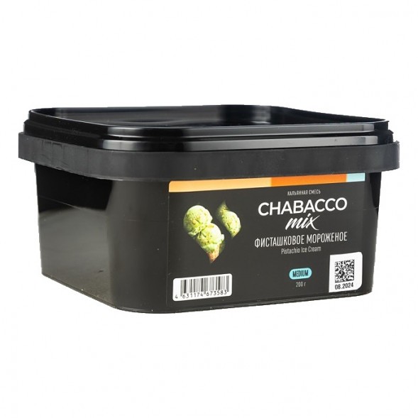 Смесь Chabacco MIX MEDIUM - Pistachio Ice Cream (Фисташковое Мороженое, 200 грамм) купить в Перми