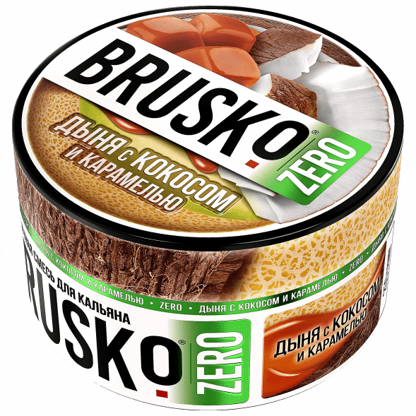Смесь Brusko Zero - Дыня с Кокосом и Карамелью (250 грамм) купить в Перми