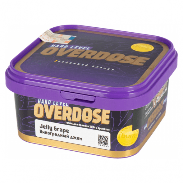 Табак Overdose - Jelly Grape (Виноградный Джем, 200 грамм) купить в Перми