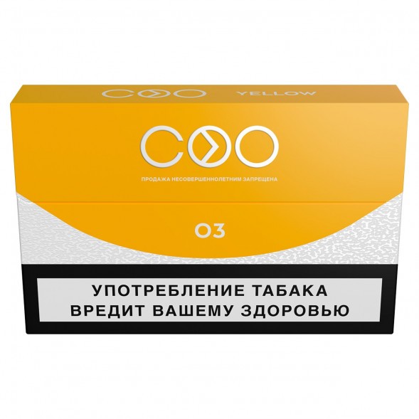 Стики COO - YELLOW (Светлый Табак, 10 пачек) купить в Перми