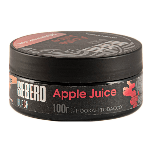 Табак Sebero Black - Apple Juice (Яблочный Сок, 100 грамм) купить в Перми