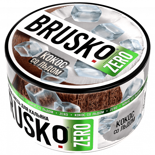 Смесь Brusko Zero - Кокос со Льдом (250 грамм) купить в Перми