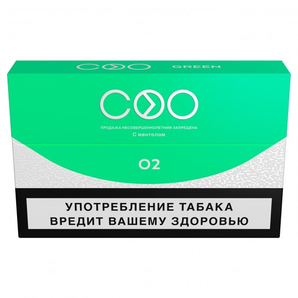 Стики COO - GREEN (Ментол, 10 пачек) купить в Перми
