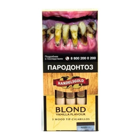 Сигариллы Handelsgold Wood Tip-Cigarillos - Vanilla Blond (5 штук) купить в Перми