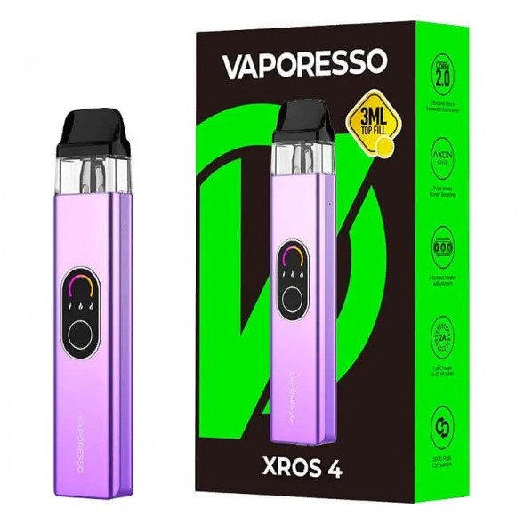 Электронная сигарета Vaporesso XROS 4 - Lilac Purple (Сиренево-Фиолетовая) купить в Перми