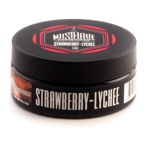 Табак Must Have - Strawberry-Lychee (Клубника и Личи, 125 грамм) купить в Перми