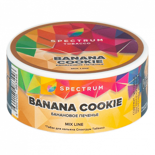 Табак Spectrum Mix Line - Banana Cookie (Банановое Печенье, 25 грамм) купить в Перми