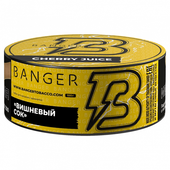 Табак Banger - Cherry Juice (Вишнёвый Сок, 100 грамм) купить в Перми
