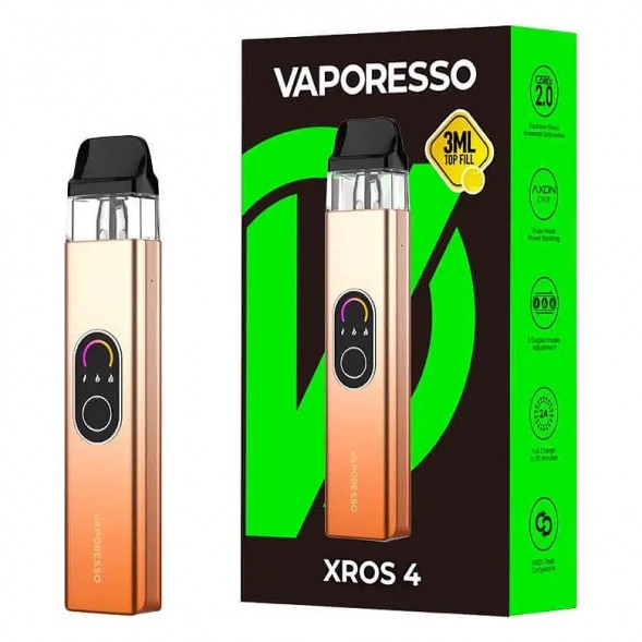 Электронная сигарета Vaporesso XROS 4 - Champagne Gold (Шампанское Золото) купить в Перми