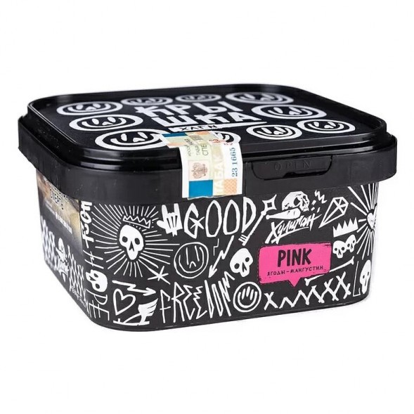 Табак Хулиган - Pink (Ягоды и Мангустин, 200 грамм) купить в Перми