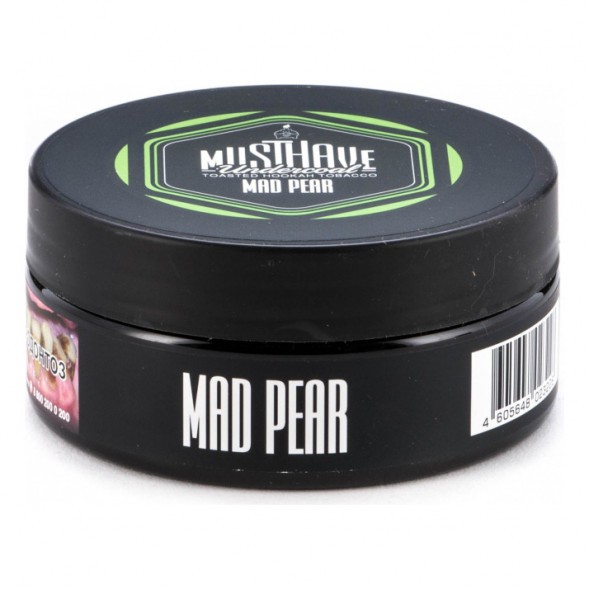 Табак Must Have - Mad Pear (Сумасшедшая Груша, 125 грамм) купить в Перми
