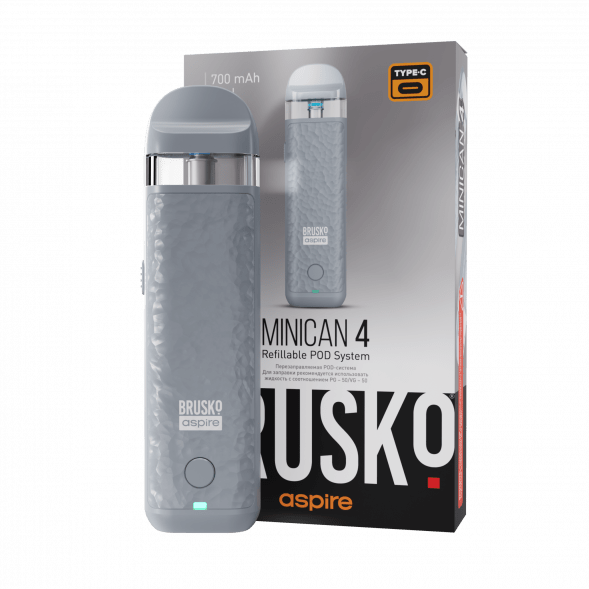 Электронная сигарета Brusko - Minican 4 (Серый) купить в Перми