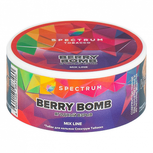 Табак Spectrum Mix Line - Berry Bomb (Ягодный Взрыв, 25 грамм) купить в Перми