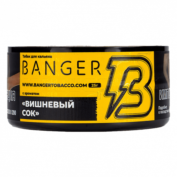 Табак Banger - Cherry Juice (Вишнёвый Сок, 25 грамм) купить в Перми