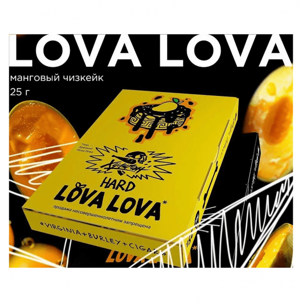 Табак Хулиган Hard - LOVA LOVA (Манговый Чизкейк, 25 грамм) купить в Перми
