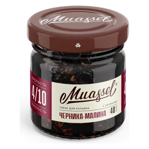 Табак Muassel Strong - Черника-Малина (40 грамм) купить в Перми