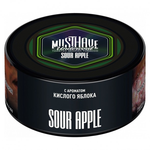 Табак Must Have - Sour Apple (Кислое Яблоко, 25 грамм) купить в Перми