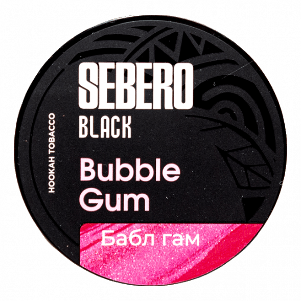 Табак Sebero Black - Bubble Gum (Бабл Гам, 100 грамм) купить в Перми