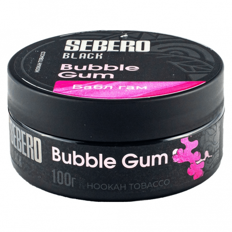 Табак Sebero Black - Bubble Gum (Бабл Гам, 100 грамм) купить в Перми