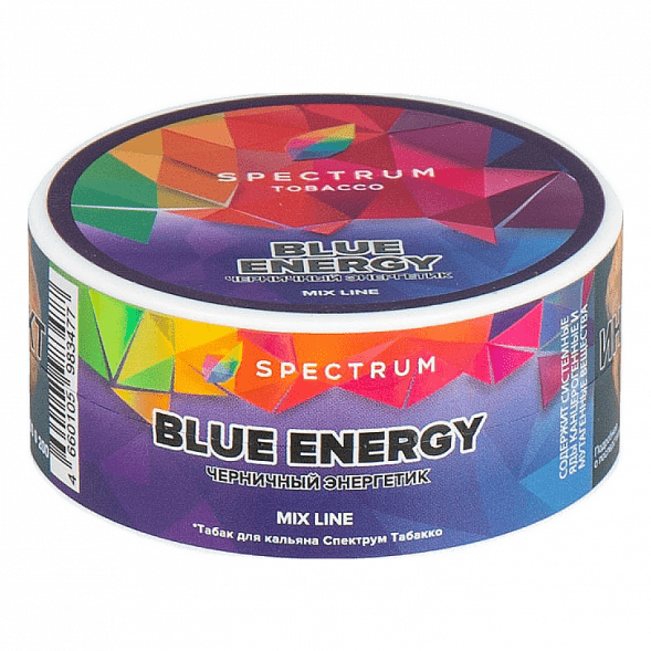Табак Spectrum Mix Line - Blue Energy (Черничный Энергетик, 25 грамм) купить в Перми