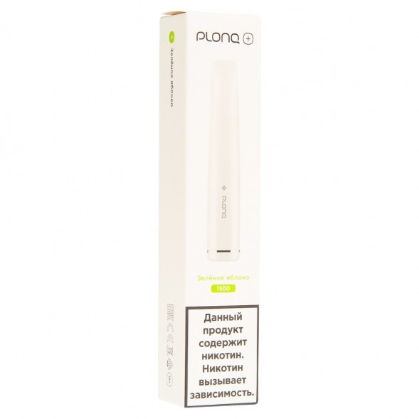 PLONQ PLUS - Зелёное Яблоко (1500 затяжек) купить в Перми
