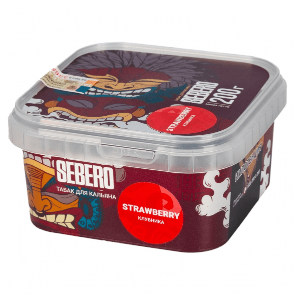 Табак Sebero - Strawberry (Клубника, 200 грамм) купить в Перми