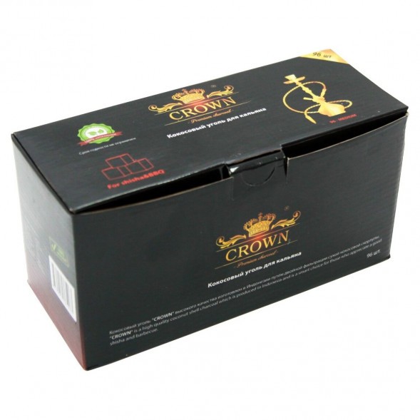 Уголь Crown (22 мм, 96 кубиков) купить в Перми