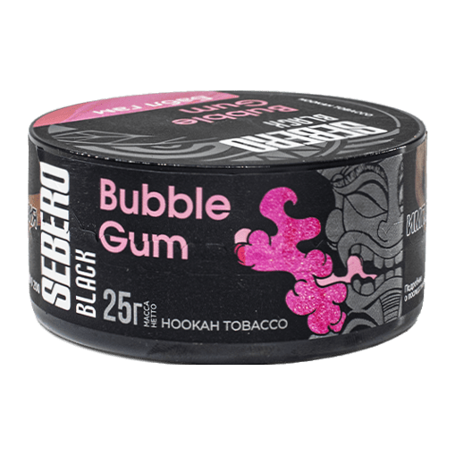 Табак Sebero Black - Bubble Gum (Бабл Гам, 25 грамм) купить в Перми