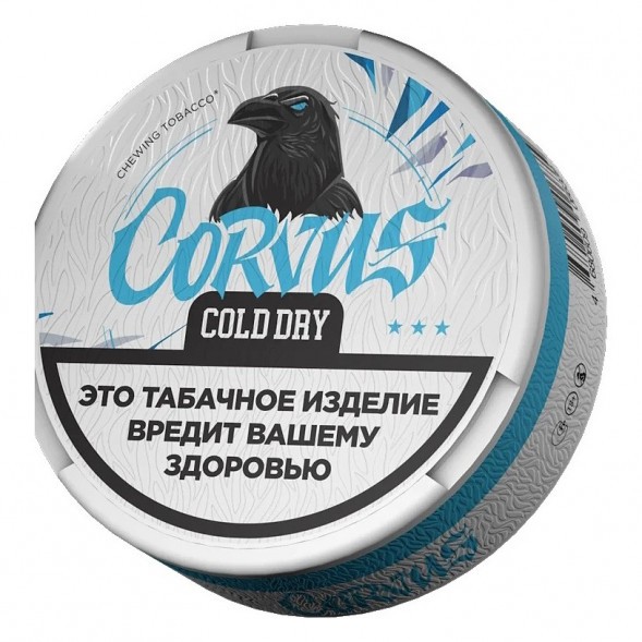 Табак жевательный CORVUS - Cold Dry MEDIUM (13 грамм) купить в Перми