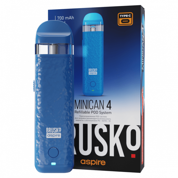 Электронная сигарета Brusko - Minican 4 (Синий) купить в Перми