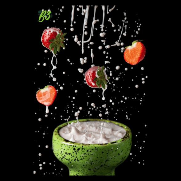 Табак B3 - Strawberry Yougurt (Клубничный Йогурт, 250 грамм) купить в Перми