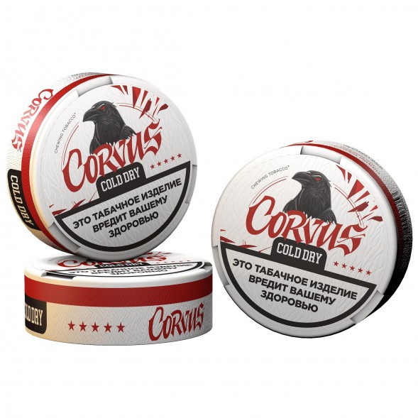 Табак жевательный CORVUS - Cold Dry STRONG (13 грамм) купить в Перми