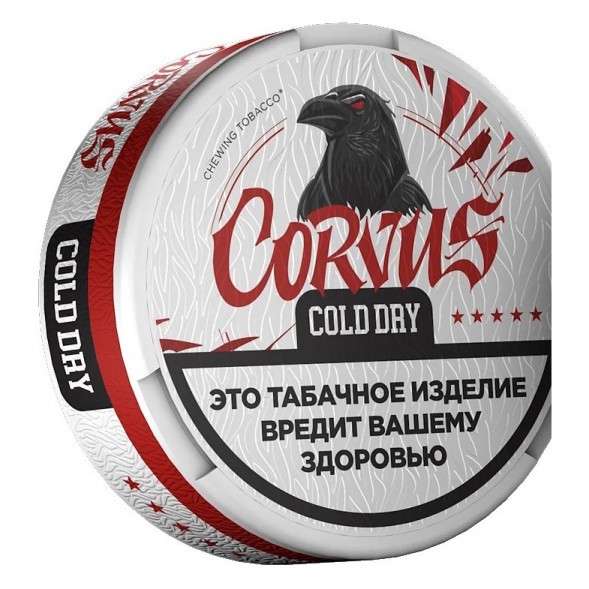 Табак жевательный CORVUS - Cold Dry STRONG (13 грамм) купить в Перми