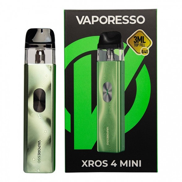 Электронная сигарета Vaporesso XROS 4 Mini - Ice Green (Зелёный Лёд) купить в Перми