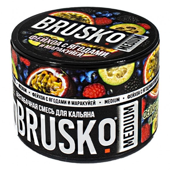 Смесь Brusko Zero - Фейхоа с Ягодами и Маракуйей (50 грамм) купить в Перми