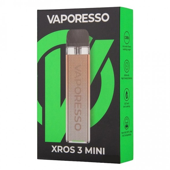 Электронная сигарета Vaporesso XROS 3 Mini - Phantom Gold купить в Перми