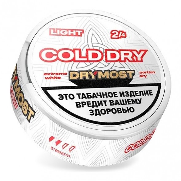 Табак жевательный DryMost - Cold Dry Light (12 грамм) купить в Перми