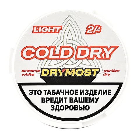 Табак жевательный DryMost - Cold Dry Light (12 грамм) купить в Перми