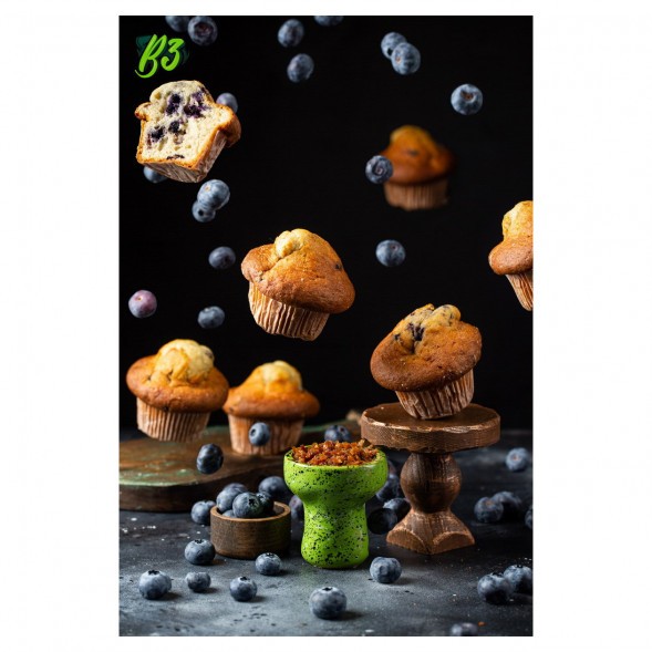Табак B3 - Blueberry Muffin (Черничный Маффин, 50 грамм) купить в Перми
