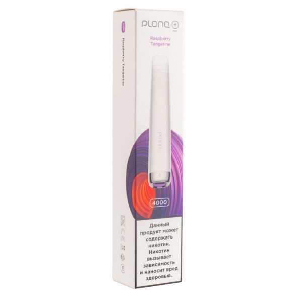 PLONQ PLUS PRO - Малина Мандарин (Raspberry Tangerine, 4000 затяжек) купить в Перми