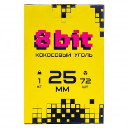 Уголь 8 Bit (25 мм, 72 кубика)