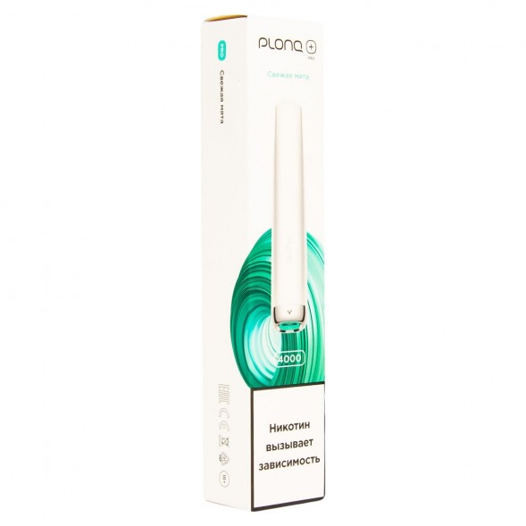 PLONQ PLUS PRO - Свежая Мята (Fresh Mint, 4000 затяжек) купить в Перми