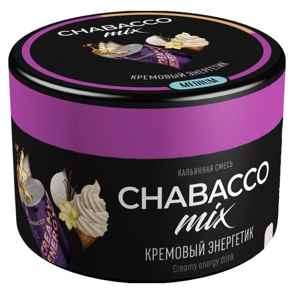 Смесь Chabacco MIX MEDIUM - Creamy Energy Drink (Кремовый Энергетик, 40 грамм) купить в Перми