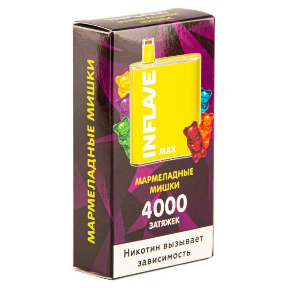 INFLAVE MAX - Мармеладные Мишки (4000 затяжек) купить в Перми