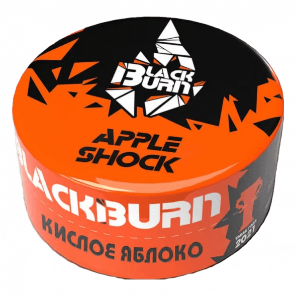 Табак BlackBurn - Apple Shock (Кислое Яблоко, 25 грамм) купить в Перми